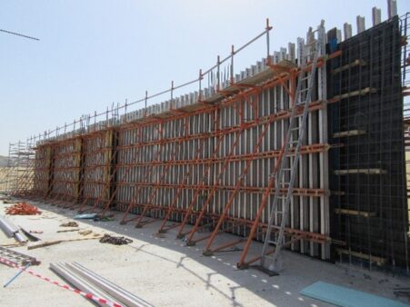 Double sided wall formwork